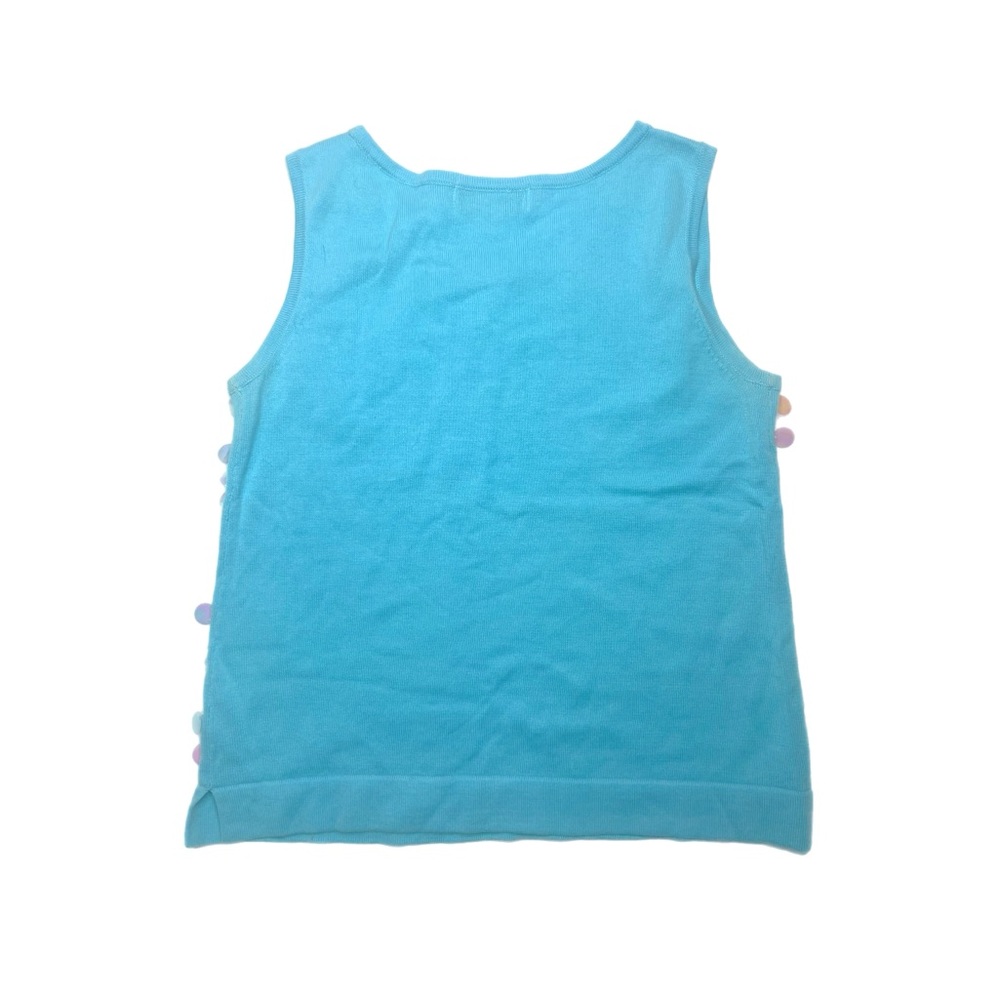 Vintage sequin baby blue top - Picture 2 of 3